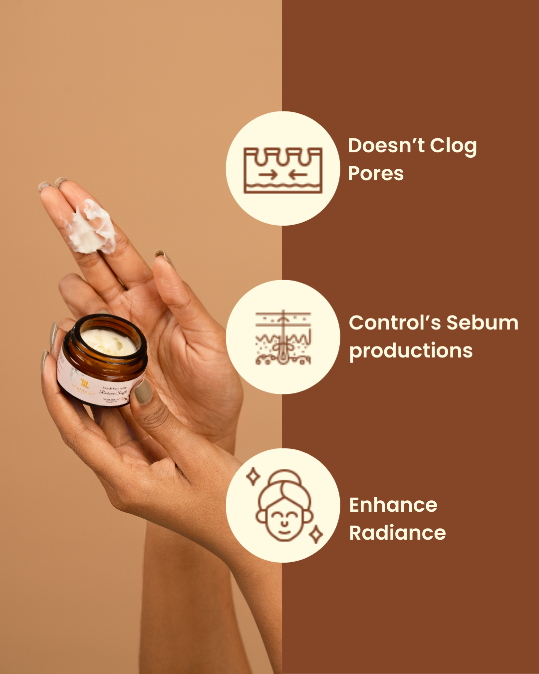 Rice & Raspberry Radiance Souffle Face Cream