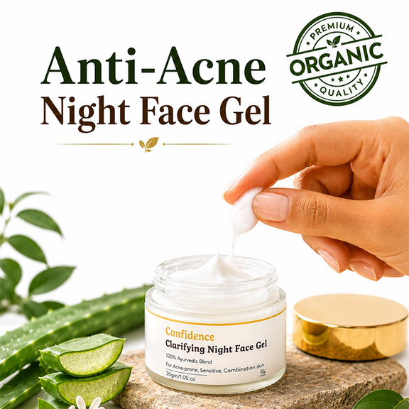 Confidence - Clarifying Night Face Gel for Combination, Oily, Acne-prone skin
