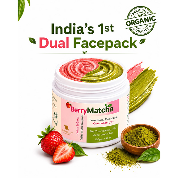 BerryMatcha Detox & Glow Multi-Mask FacePack
