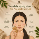 Mamash Organics Natural Neem Wood Gua Sha for Face Lifting & Sculpting