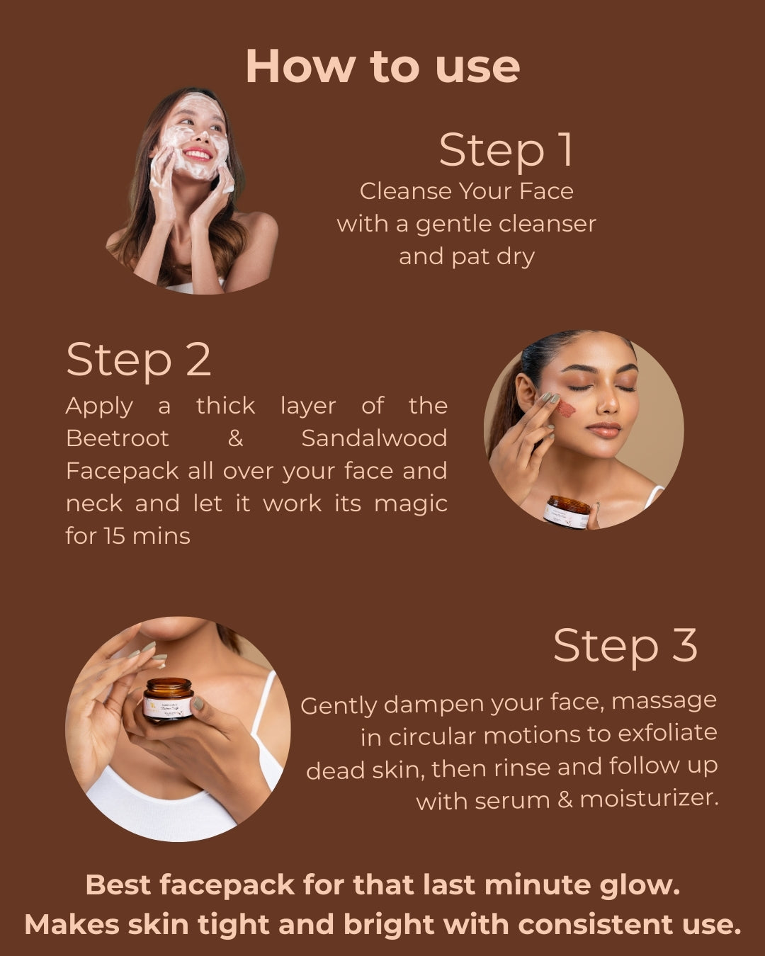 Beetroot & Sandalwood Brightening Clay Mask