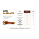 Mamash Organics 2-in-1 Kansa Ritual Wand for Face, Body & Feet