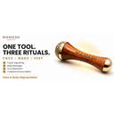 Mamash Organics 2-in-1 Kansa Ritual Wand for Face, Body & Feet