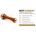 Mamash Organics 2-in-1 Kansa Ritual Wand for Face, Body & Feet
