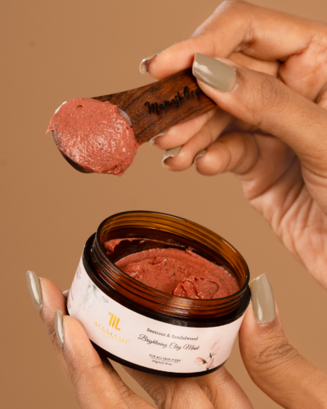 Beetroot & Sandalwood Brightening Clay Mask (50 gms)