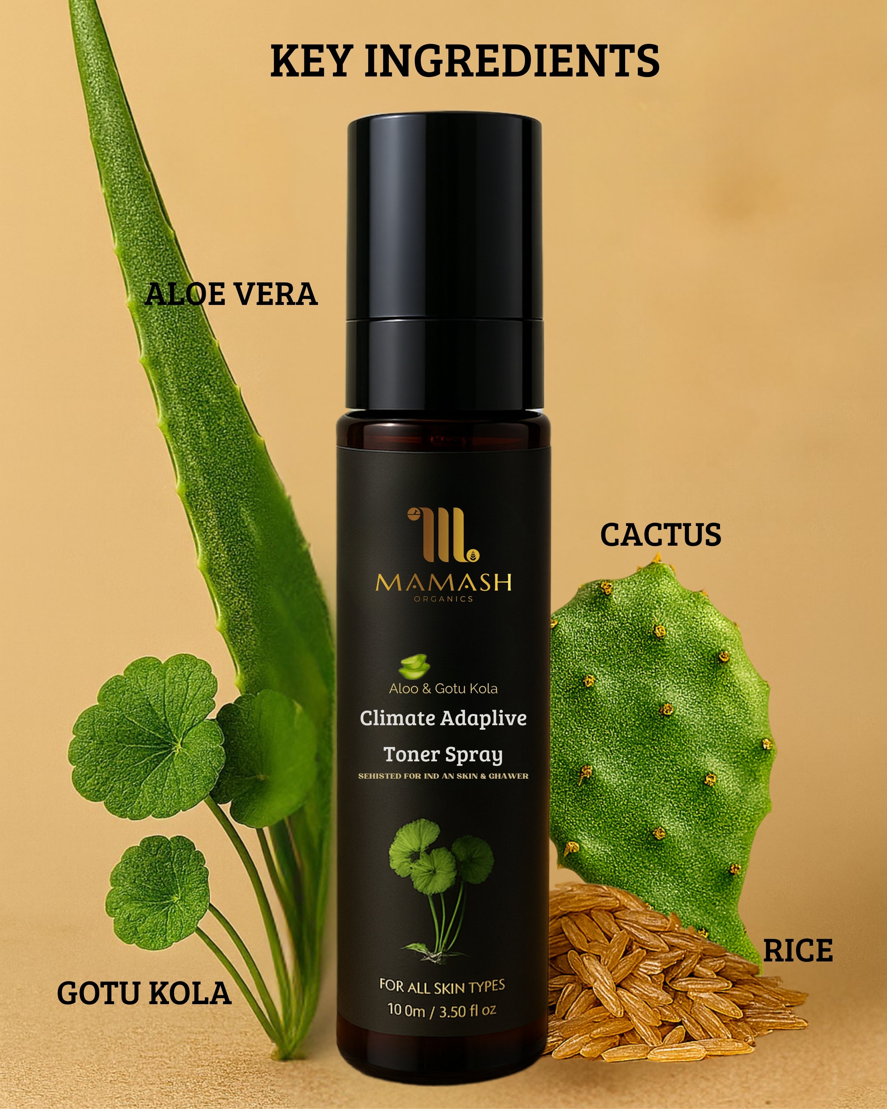 Aloe & Gotu Kola Climate-Adaptive Toner Spray (100ml)